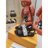 LV原版老花路易威登最高版本驢牌新款涼鞋 dx2935