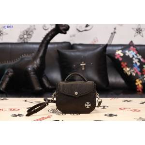 Chrome Hearts專櫃高端皮具包包 克羅心927純銀五金AW手提斜挎女包豬頭包 gj1033