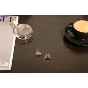 Chrome Hearts專櫃做舊純銀飾品 克羅心925純銀小號雙十字胸針 gj1048