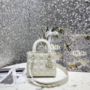 Dior專櫃2022新款Lady純色啞光牛皮女包 M0538 迪奧四格My ABC Dior手袋 fkd1707