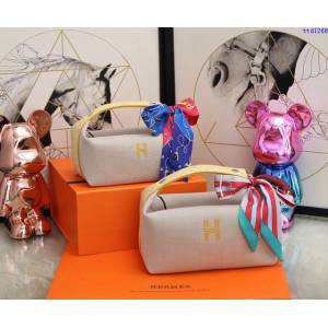 Hermes專櫃經典款手提女包 愛馬仕新配色飯盒包 Trousse Bride-A-Brace ttd1266