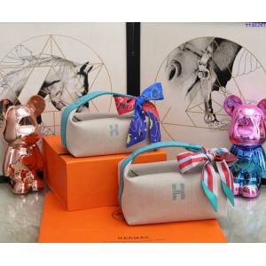 Hermes專櫃經典款手提女包 愛馬仕新配色飯盒包 Trousse Bride-A-Brace ttd1267