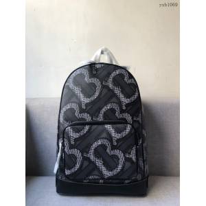 Burberry專櫃新款印花背包 巴寶莉男士雙肩包大書包 yxb1069