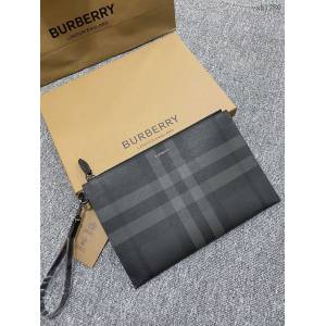 Burberry專櫃新款男士手拿包 巴寶莉男士最新手包 yxb1280