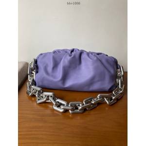 BV專櫃新款The Chain Pouch雲朵包 葆蝶家粗鏈條手提單肩背腋下包 620230 bbv1086