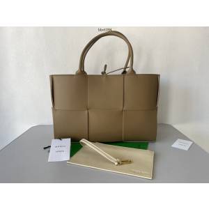 BV專櫃新款Intreccio編織皮革托特手袋女包 葆蝶家BV小羊皮tote芥末配燕麥手提包 609175 bbv1094