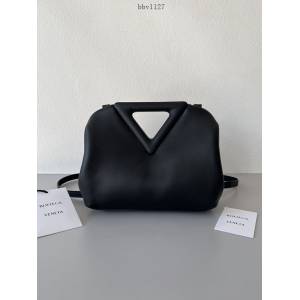 BV專櫃triangle葆蝶家2021最新款三角小號bv手提單肩斜挎女包 658476 bbv1127
