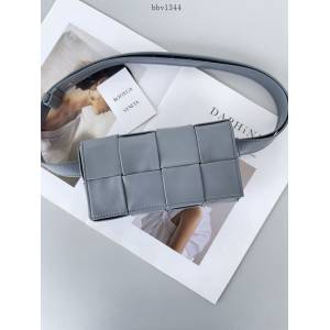 BV專櫃閃電灰cassette手袋 葆蝶家斜挎手拿腰包肩背女包 651053 bbv1344