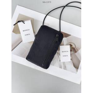 BV專櫃新款帆布小手袋 葆蝶家bv男女同款斜挎手機包 bbv1373