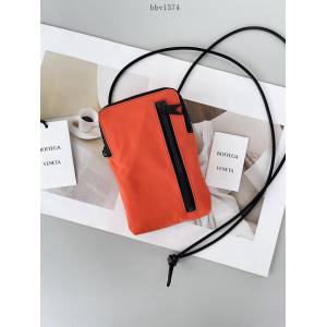 BV專櫃新款帆布小手袋 葆蝶家bv男女同款斜挎手機包 bbv1374
