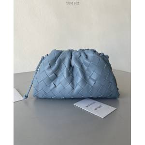 BV專櫃新款手工編織女包 葆蝶家小號可手拿可斜挎Thepouch雲朵包 bbv1652