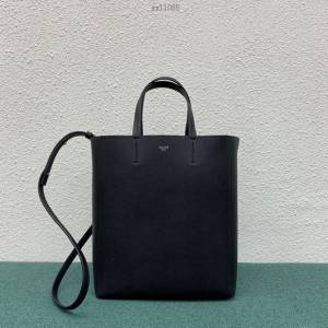 Celine專櫃新款Cabas Tote手袋 賽琳手掌紋黑色手提包 xxl1085