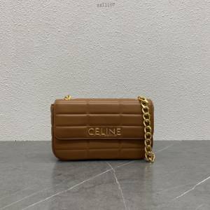 Celine專櫃新款羊皮革鏈條腋下包 賽琳時尚百搭款女包 xxl1107
