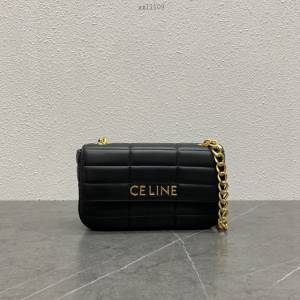 Celine專櫃新款羊皮革鏈條腋下包 賽琳時尚百搭款女包 xxl1109