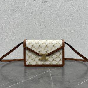Celine專櫃新款大號Woc信封包 賽琳單肩斜挎女包 xxl1214