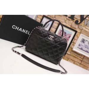 CHANEL女包 Chanel女士公事包 義大利小羊皮 香奈兒手提包 Chanel斜挎包 劉詩詩同款 djc1121