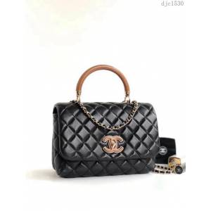 CHANEL女包 2018新款 復古木質手提 chanel鏈條包 香奈兒手拎包 斜挎女包 djc1530