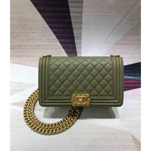 CHANEL女包 A67086 BOY CHANEL口蓋包 顆粒壓花小牛皮 香奈兒鏈條包 chanel斜挎女包 djc1730
