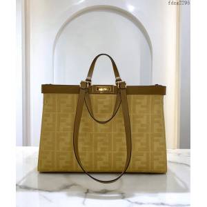 FENDI专柜精品包包 8265B 芬迪手提托特包 Fendi簡約時尚大包購物袋 fdzg2295