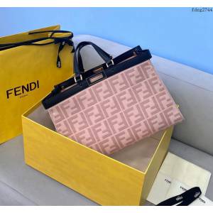 FENDI專櫃精品手提肩背包 芬迪時尚大包托特手袋 8265A粉色 fdzg2744