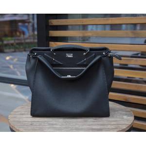 FENDI專櫃精品男生手提包 芬迪男士小惡魔限量版黑武士Fendi全皮公事包 fdzg2759