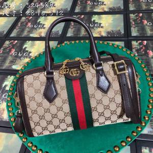 Gucci女包 524589 古馳ophidia手提包 Gucci枕頭包 Gucci女士手袋  gqy1085