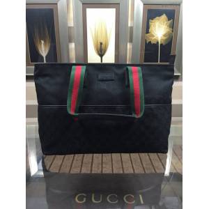Gucci高仿專櫃女包 155524 古馳牛仔布包包 古奇熱銷經典雙G牛仔布時尚大容量單肩包  gqy1914