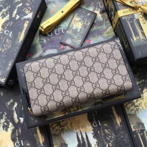 Gucci經典款錢夾錢包 410102 GUCCI古馳女款長錢包 古奇GG環保印花錢夾  gqy2278