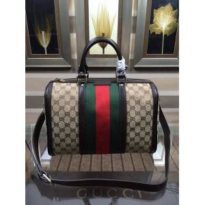 Gucci高仿專櫃女包 247205 古馳商務休閒gucci包包 古琦女士手提單肩包 gucci旅行袋  gqy3072