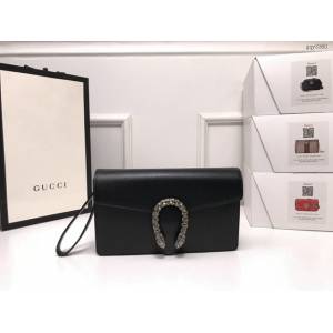 Gucci手包 621197 古馳翻蓋手拿包 Dionysus系列 Gucci女士手腕包  gqy3360