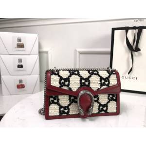 Gucci經典款女包 400249 古馳Gucci酒神包 Dionysus單肩鏈條女包  gqy3498