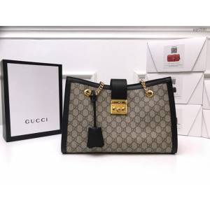 Gucci經典款女包 479197 古馳gucci鎖扣雙肩帶肩背包 Gucci手提購物袋  gqy3590