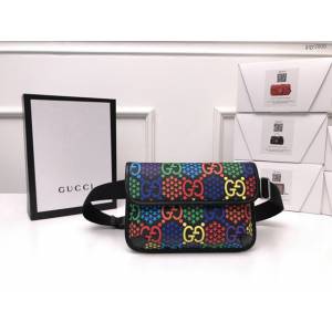 Gucci腰包 598113 古馳2020新品 魔幻跳跳糖腰包 男女同款挎包  gqy3906