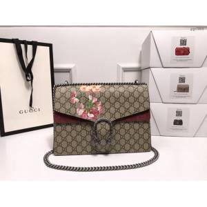 Gucci經典款女包 403348 古馳升級版Dionysus酒神包 Gucci鏈條肩背斜挎女包  gqy3964