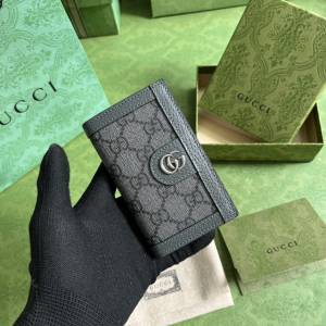 gucci專櫃新款錢包 古馳Ophidia系列短夾錢包 jcp1297