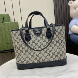 gucci專櫃新款男士手袋 古馳Ophidia系列GG迷你托特包 jcp2067