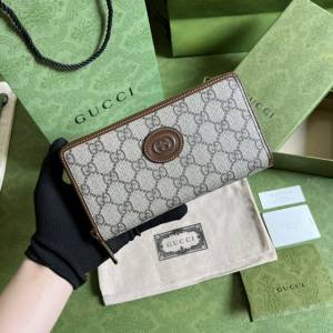 gucci專櫃新款長夾錢包 古馳拉鏈長錢包 jcp2204