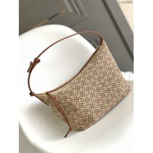 Loewe專櫃2022新款大號便當包飯盒包 羅意威Cubi Anagram腋下包 10231 lyw1088