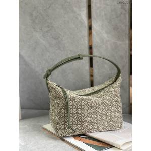 Loewe專櫃2022新款大號便當包飯盒包 羅意威Cubi Anagram腋下包 lyw1337