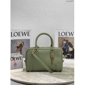 Loewe專櫃2022新款全皮純色手提肩背女包 羅意威Amazono手提包 10523 lyw1425
