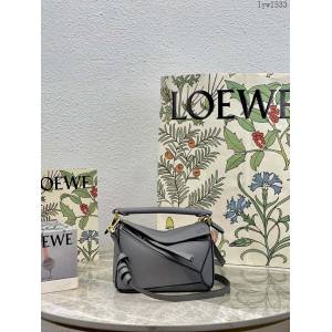 Loewe專櫃經典款2022新顏色迷你女包 羅意威Puzzle系列Mini女款手提肩背包小牛皮幾何包 10173 lyw1533