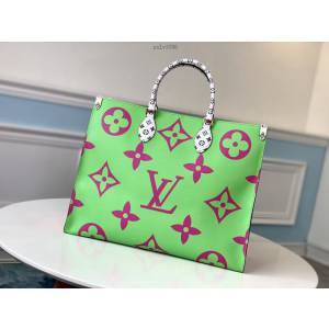 路易威登LV女包 LV手提購物袋 超大號Monogram印花 Onthego手袋 LV新款女士手袋 M44570 xxlv1096