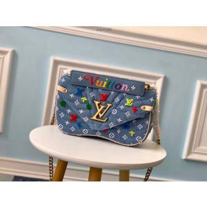 路易威登LV女包 LV牛仔系列女斜挎包 M53692 2019春夏款 New Wave中號手袋 xxlv1266