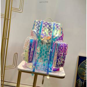 路易威登LV雙肩包 LV男士後背包 M53286炫彩 Christopher大號雙肩包 xxlv1358