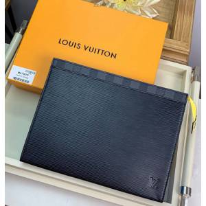 路易威登LV手包 LV男士手拿包 M67899 黑色 Pochette Voyage 中號手袋 xxlv1617