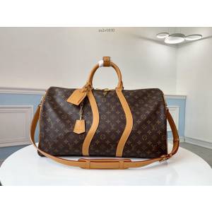 路易威登LV旅行包 LV老花男士手提旅行袋 M44474 時尚百搭 KEEPALL 50旅行袋 xxlv1630
