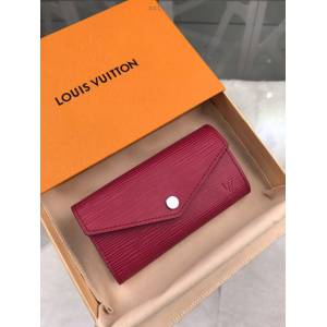 路易威登LV錢包 M56246 LV零錢包 LV老紅色卡夾 LV信封錢包 xxlv1669