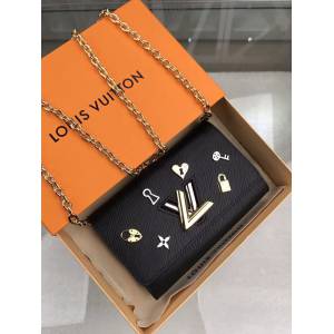 路易威登LV錢包 M63987 Twist鏈條錢夾 LV經典款女士鏈條長錢包 xxlv1673