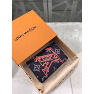 路易威登LV錢包 M62889 LV口袋錢夾 經典路易威登法文字首倒轉 LV男士口袋夾 xxlv1693