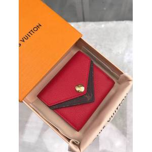路易威登LV錢包 M64419 粒紋小牛皮 新潮時尚短款錢夾 LV女士翻蓋短錢包 xxlv1702